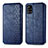 Coque Portefeuille Livre Cuir Etui Clapet S01D pour Samsung Galaxy A51 5G Bleu