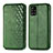 Coque Portefeuille Livre Cuir Etui Clapet S01D pour Samsung Galaxy A51 5G Vert