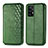 Coque Portefeuille Livre Cuir Etui Clapet S01D pour Samsung Galaxy A52 4G Vert