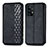 Coque Portefeuille Livre Cuir Etui Clapet S01D pour Samsung Galaxy A52s 5G Noir