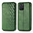 Coque Portefeuille Livre Cuir Etui Clapet S01D pour Samsung Galaxy A91 Vert