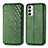 Coque Portefeuille Livre Cuir Etui Clapet S01D pour Samsung Galaxy F23 5G Vert