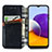 Coque Portefeuille Livre Cuir Etui Clapet S01D pour Samsung Galaxy F42 5G Petit