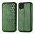 Coque Portefeuille Livre Cuir Etui Clapet S01D pour Samsung Galaxy F62 5G Vert