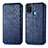 Coque Portefeuille Livre Cuir Etui Clapet S01D pour Samsung Galaxy M30s Bleu