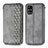 Coque Portefeuille Livre Cuir Etui Clapet S01D pour Samsung Galaxy M31s Gris