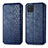 Coque Portefeuille Livre Cuir Etui Clapet S01D pour Samsung Galaxy M32 4G Bleu