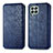 Coque Portefeuille Livre Cuir Etui Clapet S01D pour Samsung Galaxy M33 5G Bleu