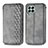 Coque Portefeuille Livre Cuir Etui Clapet S01D pour Samsung Galaxy M33 5G Gris