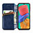 Coque Portefeuille Livre Cuir Etui Clapet S01D pour Samsung Galaxy M33 5G Petit