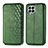 Coque Portefeuille Livre Cuir Etui Clapet S01D pour Samsung Galaxy M33 5G Vert