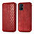 Coque Portefeuille Livre Cuir Etui Clapet S01D pour Samsung Galaxy M51 Rouge