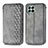 Coque Portefeuille Livre Cuir Etui Clapet S01D pour Samsung Galaxy M53 5G Gris