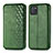 Coque Portefeuille Livre Cuir Etui Clapet S01D pour Samsung Galaxy M60s Vert