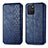 Coque Portefeuille Livre Cuir Etui Clapet S01D pour Samsung Galaxy M80S Bleu