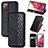 Coque Portefeuille Livre Cuir Etui Clapet S01D pour Samsung Galaxy S20 FE 4G Petit