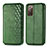 Coque Portefeuille Livre Cuir Etui Clapet S01D pour Samsung Galaxy S20 FE 4G Vert