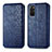 Coque Portefeuille Livre Cuir Etui Clapet S01D pour Samsung Galaxy S20 Plus 5G Bleu