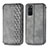 Coque Portefeuille Livre Cuir Etui Clapet S01D pour Samsung Galaxy S20 Plus 5G Gris