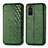 Coque Portefeuille Livre Cuir Etui Clapet S01D pour Samsung Galaxy S20 Plus 5G Vert