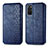 Coque Portefeuille Livre Cuir Etui Clapet S01D pour Samsung Galaxy S20 Plus Bleu