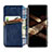 Coque Portefeuille Livre Cuir Etui Clapet S01D pour Samsung Galaxy S24 Ultra 5G Petit