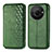 Coque Portefeuille Livre Cuir Etui Clapet S01D pour Sharp Aquos R8 Pro Vert