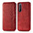 Coque Portefeuille Livre Cuir Etui Clapet S01D pour Sony Xperia 1 II Rouge