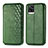 Coque Portefeuille Livre Cuir Etui Clapet S01D pour Vivo V20 (2021) Vert