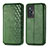 Coque Portefeuille Livre Cuir Etui Clapet S01D pour Vivo X70 5G Vert