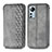 Coque Portefeuille Livre Cuir Etui Clapet S01D pour Xiaomi Mi 12 5G Gris