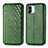 Coque Portefeuille Livre Cuir Etui Clapet S01D pour Xiaomi Poco C51 Vert