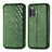 Coque Portefeuille Livre Cuir Etui Clapet S01D pour Xiaomi Poco F3 GT 5G Vert