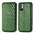 Coque Portefeuille Livre Cuir Etui Clapet S01D pour Xiaomi POCO M3 Pro 5G Vert