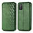 Coque Portefeuille Livre Cuir Etui Clapet S01D pour Xiaomi Poco M3 Vert