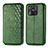 Coque Portefeuille Livre Cuir Etui Clapet S01D pour Xiaomi Redmi 10 India Vert