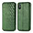 Coque Portefeuille Livre Cuir Etui Clapet S01D pour Xiaomi Redmi 9A Vert