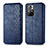 Coque Portefeuille Livre Cuir Etui Clapet S01D pour Xiaomi Redmi Note 11S 5G Bleu