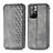 Coque Portefeuille Livre Cuir Etui Clapet S01D pour Xiaomi Redmi Note 11S 5G Gris