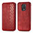 Coque Portefeuille Livre Cuir Etui Clapet S01D pour Xiaomi Redmi Note 9 Pro Max Rouge