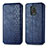 Coque Portefeuille Livre Cuir Etui Clapet S01D pour Xiaomi Redmi Note 9S Bleu