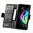 Coque Portefeuille Livre Cuir Etui Clapet S02D pour Motorola Moto Edge Lite 5G Petit