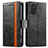 Coque Portefeuille Livre Cuir Etui Clapet S02D pour Nokia G100 Noir