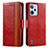 Coque Portefeuille Livre Cuir Etui Clapet S02D pour Realme C31 Rouge