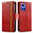 Coque Portefeuille Livre Cuir Etui Clapet S02D pour Realme GT Neo3 5G Rouge