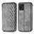 Coque Portefeuille Livre Cuir Etui Clapet S02D pour Realme Narzo 50 4G Gris