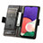 Coque Portefeuille Livre Cuir Etui Clapet S02D pour Samsung Galaxy A22 5G Petit
