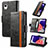 Coque Portefeuille Livre Cuir Etui Clapet S02D pour Samsung Galaxy A22 5G SC-56B Petit