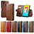 Coque Portefeuille Livre Cuir Etui Clapet S02D pour Samsung Galaxy M21 Petit