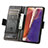 Coque Portefeuille Livre Cuir Etui Clapet S02D pour Samsung Galaxy Note 20 5G Petit